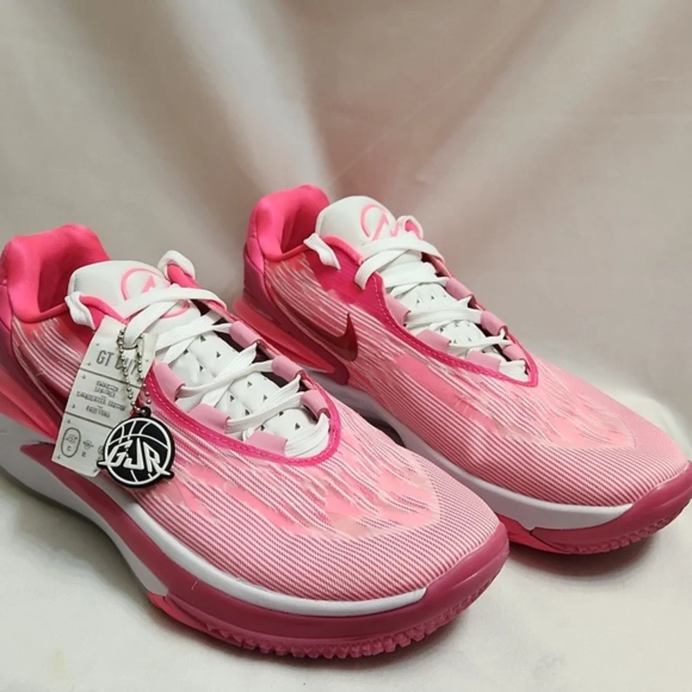 Nike Air Zoom GT Cut 2.0 Hyper Pink Fireberry Athletic Sneakers (W Size 8.5) - Picture 2 of 15